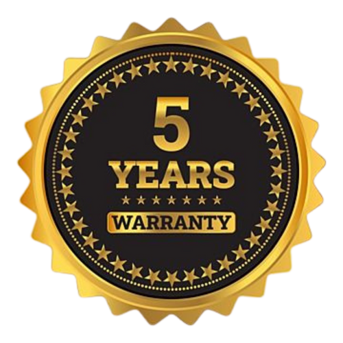 Extended 5 years warranty